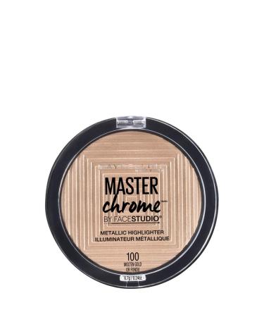 Maybelline Master Chrome Highlighting Powder 100 Molten Gold 8g - Buy Online on GoSupps.com