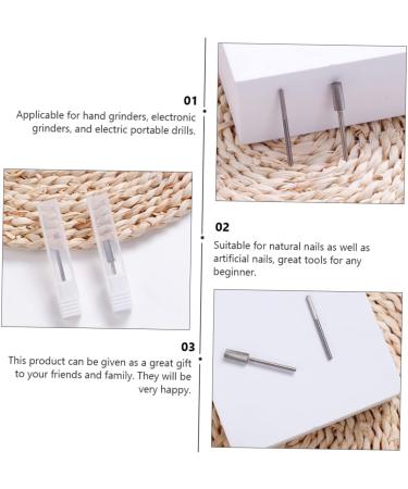 FRCOLOR 1pc Tungsten Steel Grinding Head Steel Manicure Drill Bits Wisking Tool Electric Ceramic Nail Polisher Ceramic Shave Bowl Beauty Tools Manicure Tools Alloy 3.75x0.23cm Silver - Buy Online on GoSupps.com