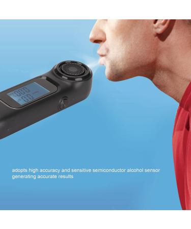 Junlucki Noncontact Breathalyzer Alcohol Tester | Digital Blood Alcohol Meter with LCD Screen | USB Rechargeable Portable Meter - Buy Online on GoSupps.com