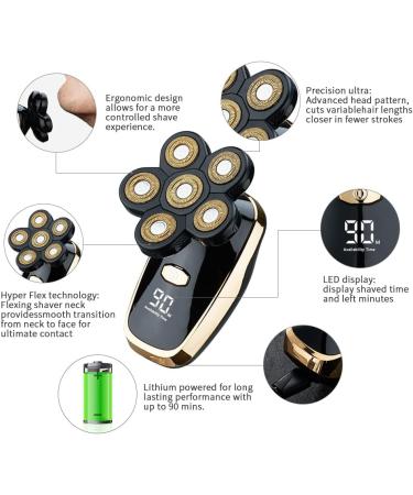 Tiklean Electric Head Shaver for Bald Men - Wet & Dry, Cordless, Waterproof, USB Rechargeable Tk862 - Buy Online on GoSupps.com