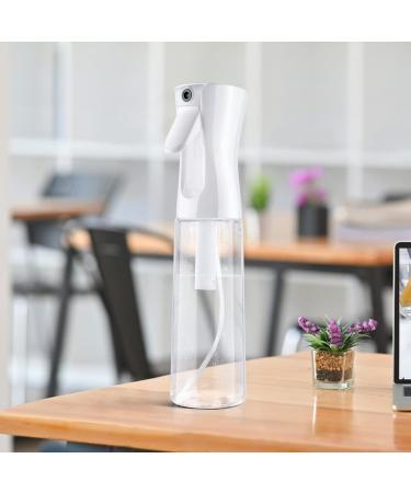 Uraqt 300ml Salon Water Spray Bottle for Hairdressers - White Transparent Hair Tool - Buy Online on GoSupps.com