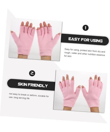 minkissy 7 Pairs Gel Moisturizing Gloves Skin Care Gloves Moisturizing Gloves for Women Protective Gloves Hand Care Gloves Fingerless Gel Gloves Moisturizing Hand Gloves Knitted Hand Gloves - Buy Online on GoSupps.com