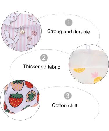 Fomiyes 3-Pack Ladies Menstruation Bandage Bag - High Capacity Sanitary Pad Organizer for Girls - 13x13x1cm Washable & Colorful - Buy Online on GoSupps.com