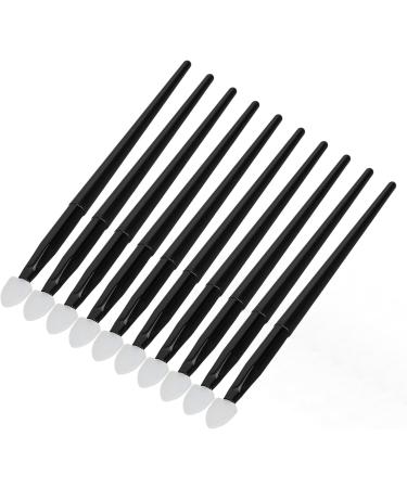 10pcs Silicone Eyeshadow Brush Kit Portable Silicone Eye Makeup Applicator for Eyebrow Powder - Buy Online on GoSupps.com