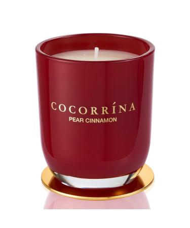 Cocorr na Candle fragrance candle in the glass - pear cinnamon burning time up to 22 hours natural soy candle Christmas gift candle 180g pear cinnamon 180g - Buy Online on GoSupps.com