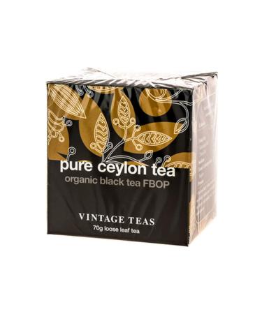 Vintage Teas Th en Vrac Pure Ceylon Tea Black Tea FBOP Noir 70 g