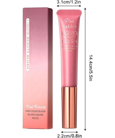REMEK Liquid Face Blush | Matte Liquid Cheek Blush - Beauty Light Texture Facial Blush Makeup Stick for Women and Girls 2 # - Buy Online on GoSupps.com