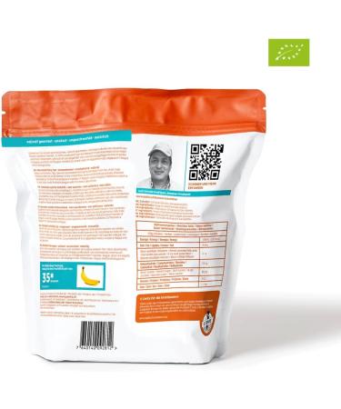  pakka PAKKA Organic Fair Trade Bananas 1 kg organic and fair trade bananas unsweetened unsulfured grown and bottled directly by the producer in Colombia vegan 1000 g - Buy Online on GoSupps.com