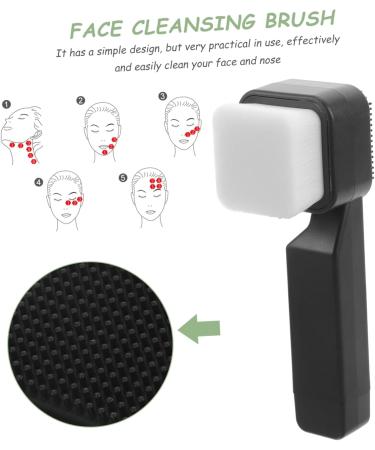 Healeved Square Facial Cleansing Brush Facial Scrubber Exfoliator Facial Cleansing Brush for Blackhead Facial Cleansing Brush Exfoliator Face Wash Brush Silicone Facial Cleansing Brush - Buy Online on GoSupps.com