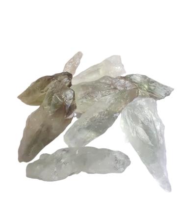 Natural Crystal Rough 1pc Natural Green Crystal Quartz Minerals Specimen Irregular Shape Rough Rock Stone Home Decoration 3-6cm 1pcs