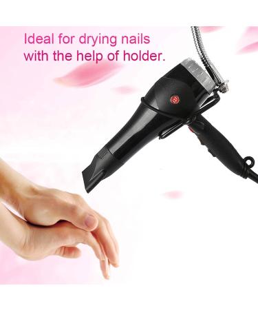 KUIKUI Hands-Free Hair Dryer Wall Holder with 360 Degree Rotation and Strong Suction Cup - Buy Online on GoSupps.com