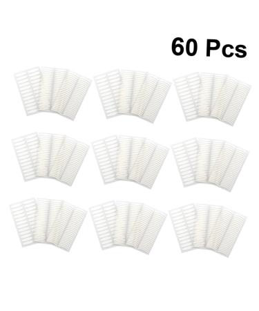 FOMIYES 60 Sheets Stickers Makeup Breathable Lace Eyelid Women Eyelid Tape Double Eyelid Sticker Eye Patch - Buy Online on GoSupps.com