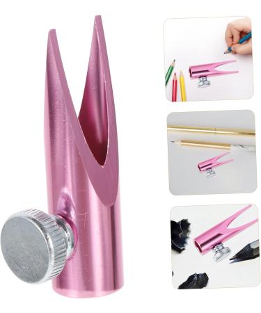 POPETPOP Eyebrow Sharpening Tool Eyeliner Sharpener Pencil Sharpener Makeup Eyebrow Pencil Sharpener Eye Pencil Sharpener Crayon Sharpener Metal Student Aluminum Alloy Make up Lipstick Pink 4.5x2cm - Buy Online on GoSupps.com