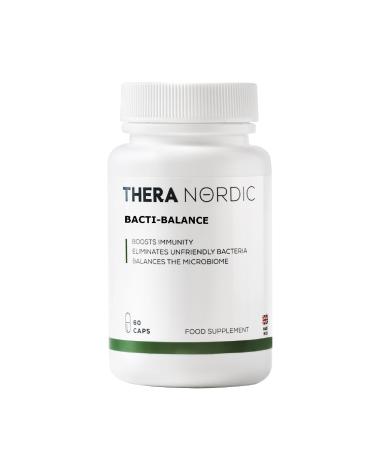 Bacti-Balance Gut Health Capsules for Bloating Gas Indigestion SIBO SIFO Candida Support Gluten-Free No Additives 60 Capsules