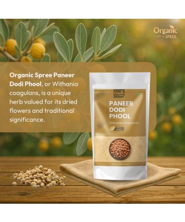 ORGANIC SPREE Gymnema & Paneer DODI Phool USDA Organic Gymnema Sylvestre 120 Tablets & Withania Coagulans 150g Supports Metabolic Wellness* - Buy Online on GoSupps.com