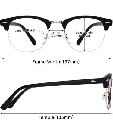 TR90 Lightweight Blue Light Blocking Eyeglasses for Men & Women - Bald FT0522 Black Readers - Buy Online on GoSupps.com