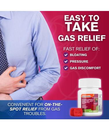 Buy FirstCare Gas Relief Chewables - Fast Bloating & Gas Discomfort Relief | Simethicone 250 mg | 20 Count - International Shipping Available - Buy Online on GoSupps.com