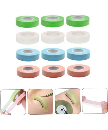 BIUDECO 12 Rolls Lash Tape Eyelash Patches Eyelashes Supply Under Eye Tapes Eyelash Tape Grafting Eyelash Tool Adhesive Lashes Tape Pink Tools For Women Sticker Non-woven Fabric - Buy Online on GoSupps.com
