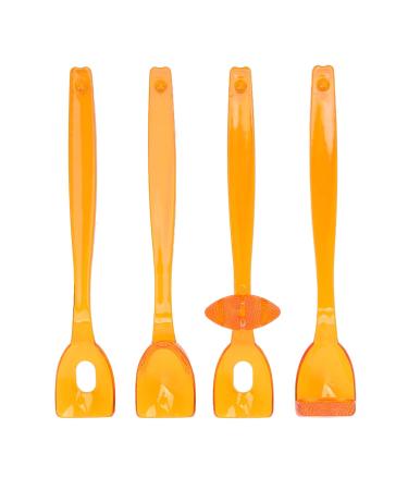 4-Part Lip-Tongue Muscle Trainer for Oral Flexibility & Rehabilitation - Large Orange - Buy Online on GoSupps.com