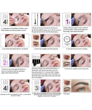 Brow Lamination & Lash Lift Kit 4 in 1 | SUNSENT Eyelash & Eyebrow Perm | 12-Week Long-Lasting Keratin Treatment for Home Salon - Buy Online on GoSupps.com