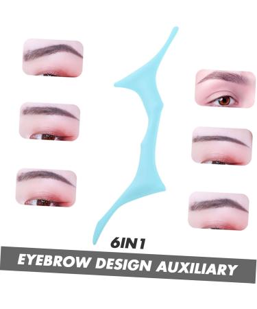 minkissy brow template eyebrow makeup tools eyebrow shaping template silicone makeup stencil brow makeup supplies eye brow stencil eye brow shapers for women third gear Silica gel blindfold 17.3x5.9cm Blue - Buy Online on GoSupps.com
