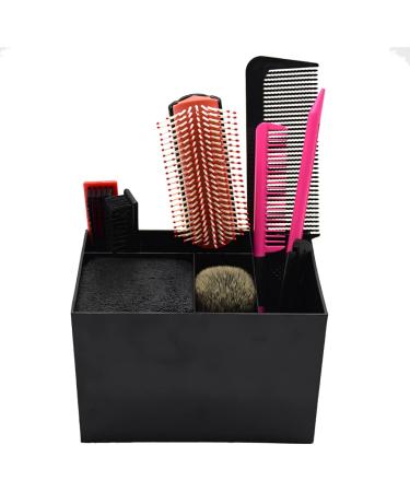 Hair Scissors Barber Storage Box Holder Hair Brush Organizer Black Hairdressing Groomer Tool Box Hairdressing Groomer Tool Box - Buy Online on GoSupps.com