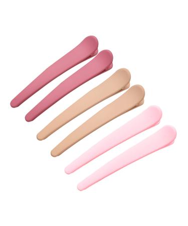 6Pcs Sectioning Hair Clips Hair Sectioning Clips Plastic Hairdresser Clips Crocodile Clips Hair Duck Billed Hair Clips Hair Clips for Styling Women Girls Hairdressing Styling Salon Tool