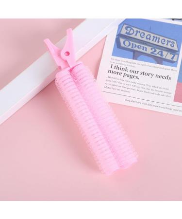 Hair Root Fluffy Clip 4 Pcs Non-Slip Cold Wave Curling Iron for Home Showers Salon DIY Styling Tools (Pink) - Buy Online on GoSupps.com