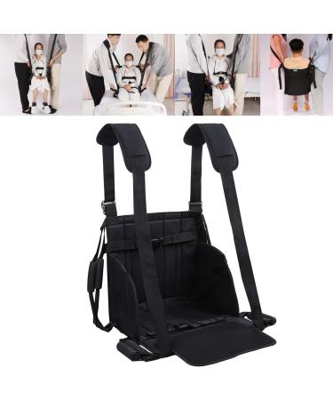 Wheelchair Lift Sling with Shoulder Patient Lift Stair Slide Board Double Handle Design Transfer Seat Pad for Medical Mobility Emergency Transport Belt
