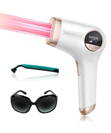 600NM IPL Devices Hair removal laser efficient hair removal device with 5 energy levels Home Epilator for men women face armpits legs and body - 99900 flashes