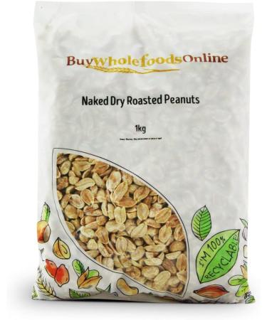 Naked Dry Roasted Peanuts 1kg (BWFO) - Buy Online on GoSupps.com