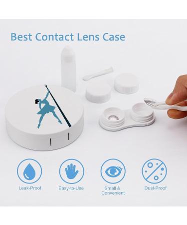 Portable Pole Dance Contact Lens Travel Kit | Cute Contact Lens Box with Mirror for Daily Outdoor Use - Buy Online on GoSupps.com