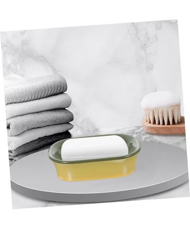 Ciieeo 2pcs Soap Box Sink Sponge Holder Self Draining Soap Holder Soap Plate Dish Sink Soap Rack Camping Soap Holder Plastic Soap Case Bar Soap Holder Soap Dish Double Layer Travel Pp - Buy Online on GoSupps.com