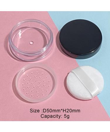 FMYODWU 3 Pieces Loose Powder Container 5g Powder Container Reusable Empty Powder Container DIY Portable Container with Powder Puff - Buy Online on GoSupps.com