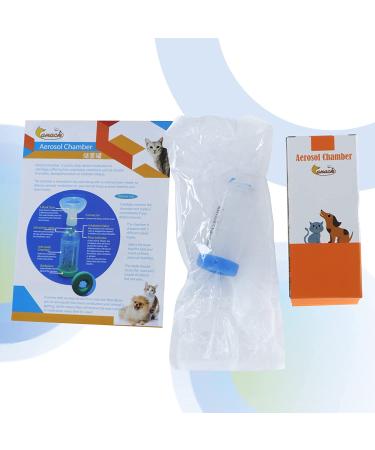 CANACK Pet Aerosol Chamber Inhaler Spacer for Cats and Dogs - Veterinary Approved | Includes Mask for Dogs and Felines - Buy Online on GoSupps.com