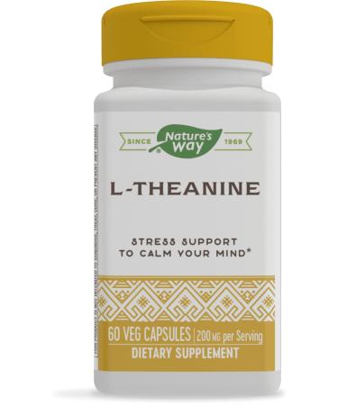 Enzymatic Therapy L-Theanine 60 Veg Capsules