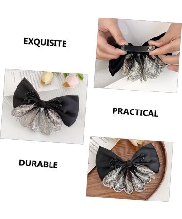 minkissy Bow Hairpin Bow Hair Barrette Large Hair Clip Hair Barrettes for Thick Hair Girl Bows for Hair Bow Women Barrettes Bow Alligator Clip Hair Ribbons Big Hair Bows for Girls Tassel - Buy Online on GoSupps.com