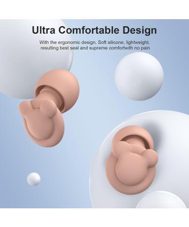 Buy High Fidelity Ear Plugs for Sleeping | Noise Reduction Silicone Earplugs - 33dB | Perfect for Study Work and Snoring - Buy Online on GoSupps.com