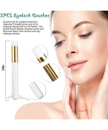 120ml Eyelash Extension Cleanser and Lash Shampoo with Brush - Paraben & Sulfate Free - Buy Online on GoSupps.com