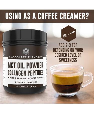 Left Coast Performance Chocolate MCT Oil Powder & Collagen Peptides 1lb + Unflavored MCT Oil Powder & Collagen Peptides 1lb - Buy Online on GoSupps.com
