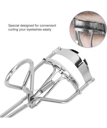 Portable Eyelash Curler Stainless Steel Eye Lashes Curlers Professional Lash Curler Tool with Silicone Pad Makeup Beauty Accessory for Women Girls - Buy Online on GoSupps.com