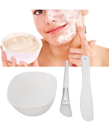 Face Mask Mixing Bowl Set DIY Clay Mask Mixing Kit with Silicone Mask Bowl Mask Brush and Spatula for Home Salon - Buy Online on GoSupps.com