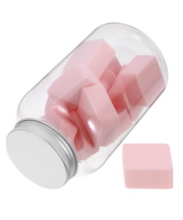 Beavorty 1 facial puff wedge triangle sponge pads face makeup sponge pads cosmetic blending sponge makeup sponge facial cleansing sponges cosmetic wedge liquid sponge mat