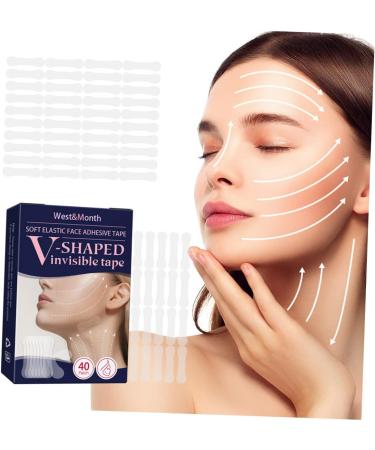 VINTORKY 80pcs V-type Lift Face Pasters Skin Tightening Tapes Tape for Face Lifting Face Lifting Sticker Invisible Face Tapes Neck Lifting Tapes Face Lifting Patches Tape - Buy Online on GoSupps.com