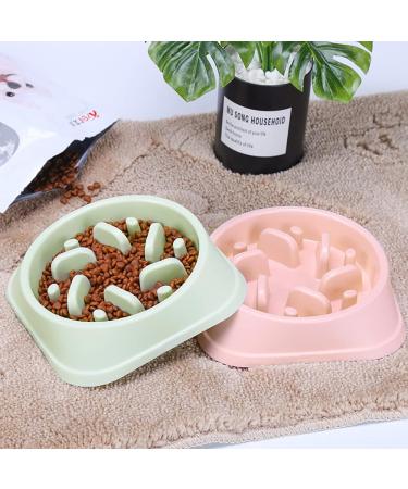 LOS ANDES Slow Feeder Dog Bowl Anti Gulp Dog Food Bowl Healthy Slow Eating Dog Bowl to Reduce Choking and Overeating Stop Feeding Bowl for Small Medium Size Dogs D-Green - Buy Online on GoSupps.com