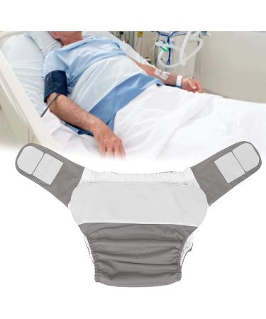 Reusable Adult Pocket Nappy - Gray Incontinence Diaper for Elderly Care - Buy Online on GoSupps.com