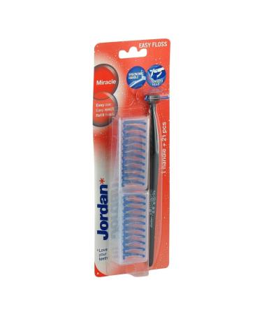 JORDAN Miracle Flosser Dental Floss Aid+20 Refills 1 P