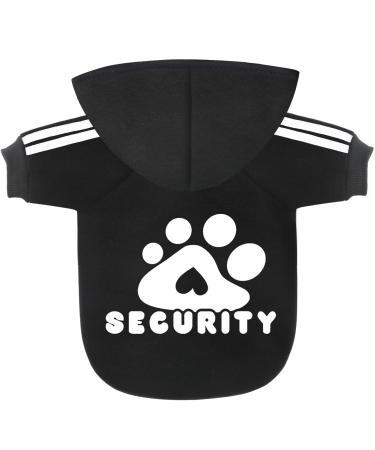 Dolahovy dogs hoodie clothes for pets dog sweater vest autumn winter dog sweater puppy costumes coats dog outfit for small medium -sized dogs cats chihuahua teddy l black