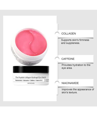  CongRong Collagen Hydrogel Eye Masks Concealer Niacinamide Eye Masks for Refined Less Wrinkles Moisturizing and Firming Anti-Aging Care Gift for Women (1 Pcs) - Buy Online on GoSupps.com