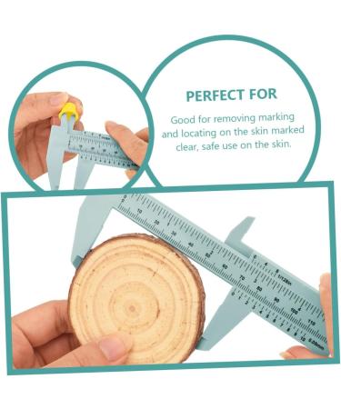 Alipis R gle Coulisse pour Sourcils Plastique Jauge Double chelle Mesure Pr cise pour Cartographie Sourcils Maquillage Permanent Salon et Usage Personnel - Buy Online on GoSupps.com
